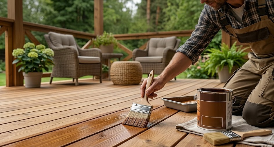 Dlaczego drewniane deski tarasowe szarzeją i co z tym zrobić